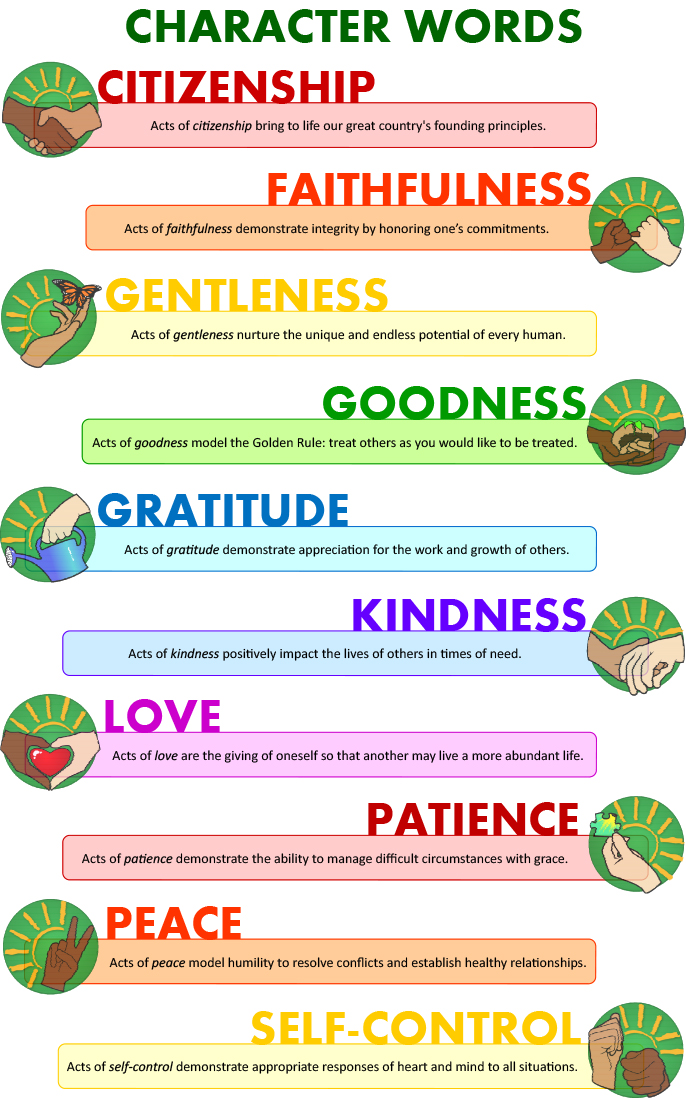 cornerstone culture cornerstone schools character words